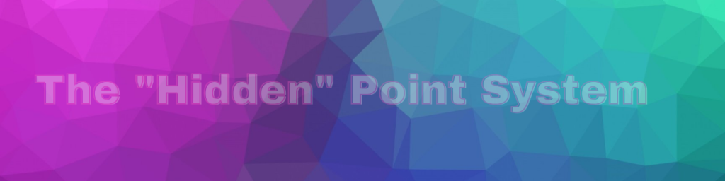 The "hidden" point system in a invisible font